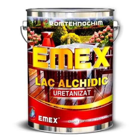 Lac Alchido-Uretanizat Lemn Exterior ?Emex? - Cires - Bid. 3 Kg